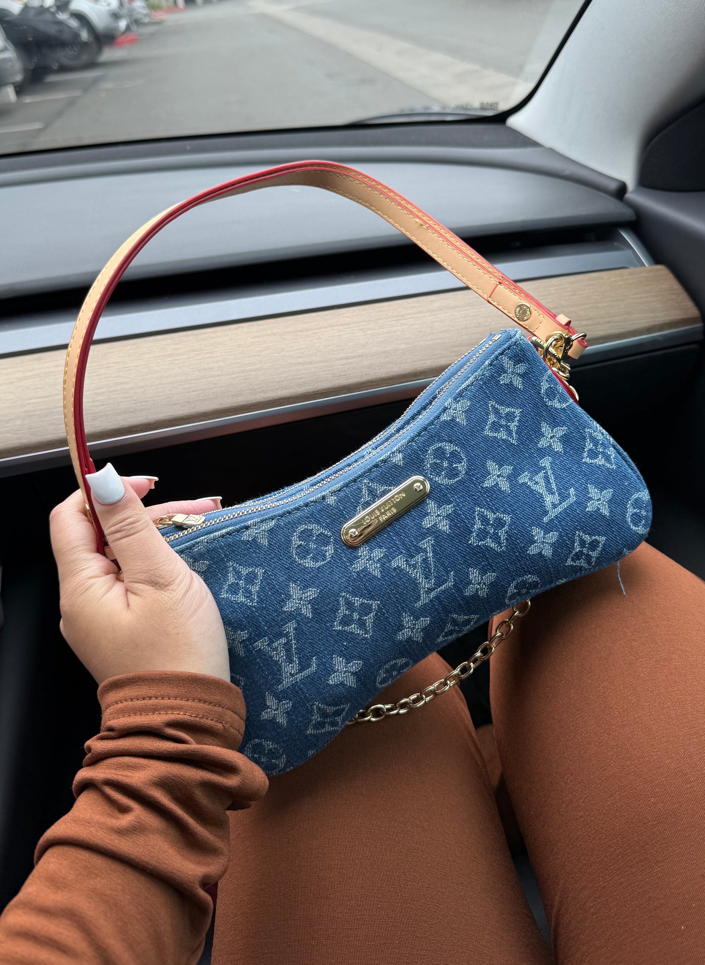 DENIM DESIGNER INSPIRED PURSE