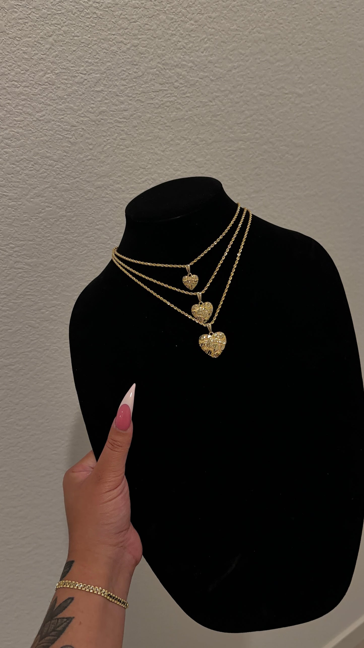 Heart Nugget Necklace