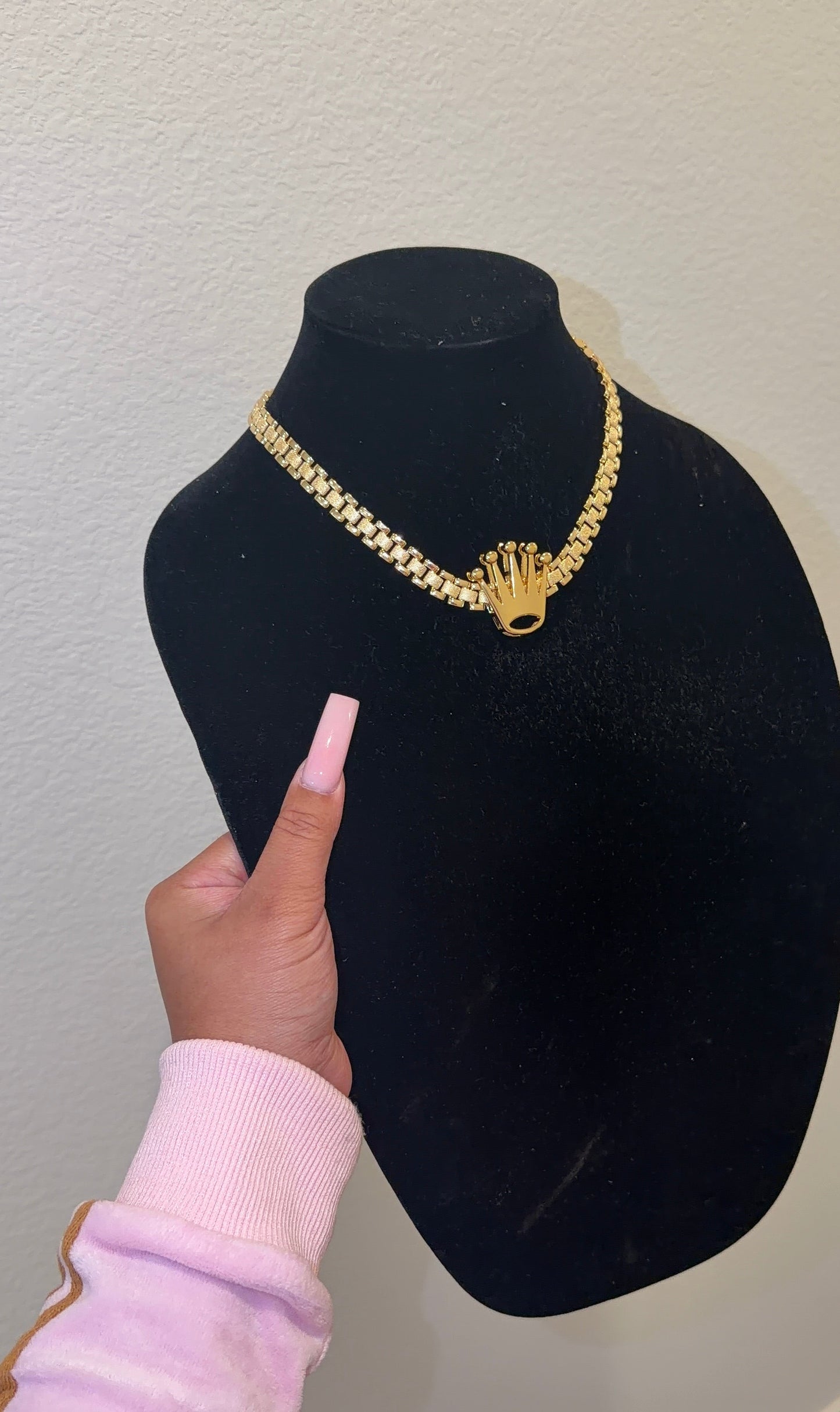Crown Rolex Necklace