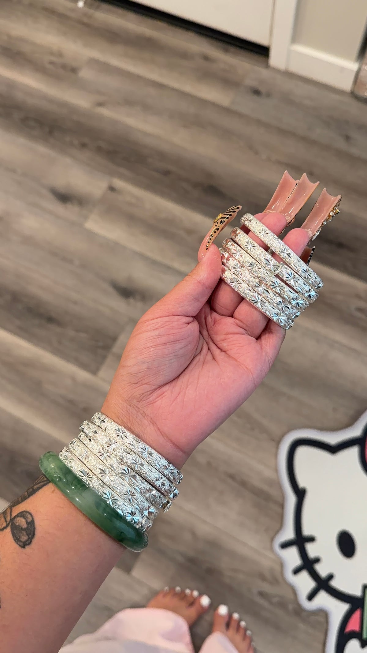 Silver bangle (individual)
