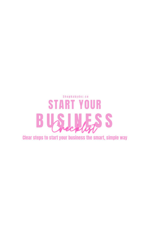 START YOUR BUSINESS CHECKLIST - THE EASY, SIMPLE WAY