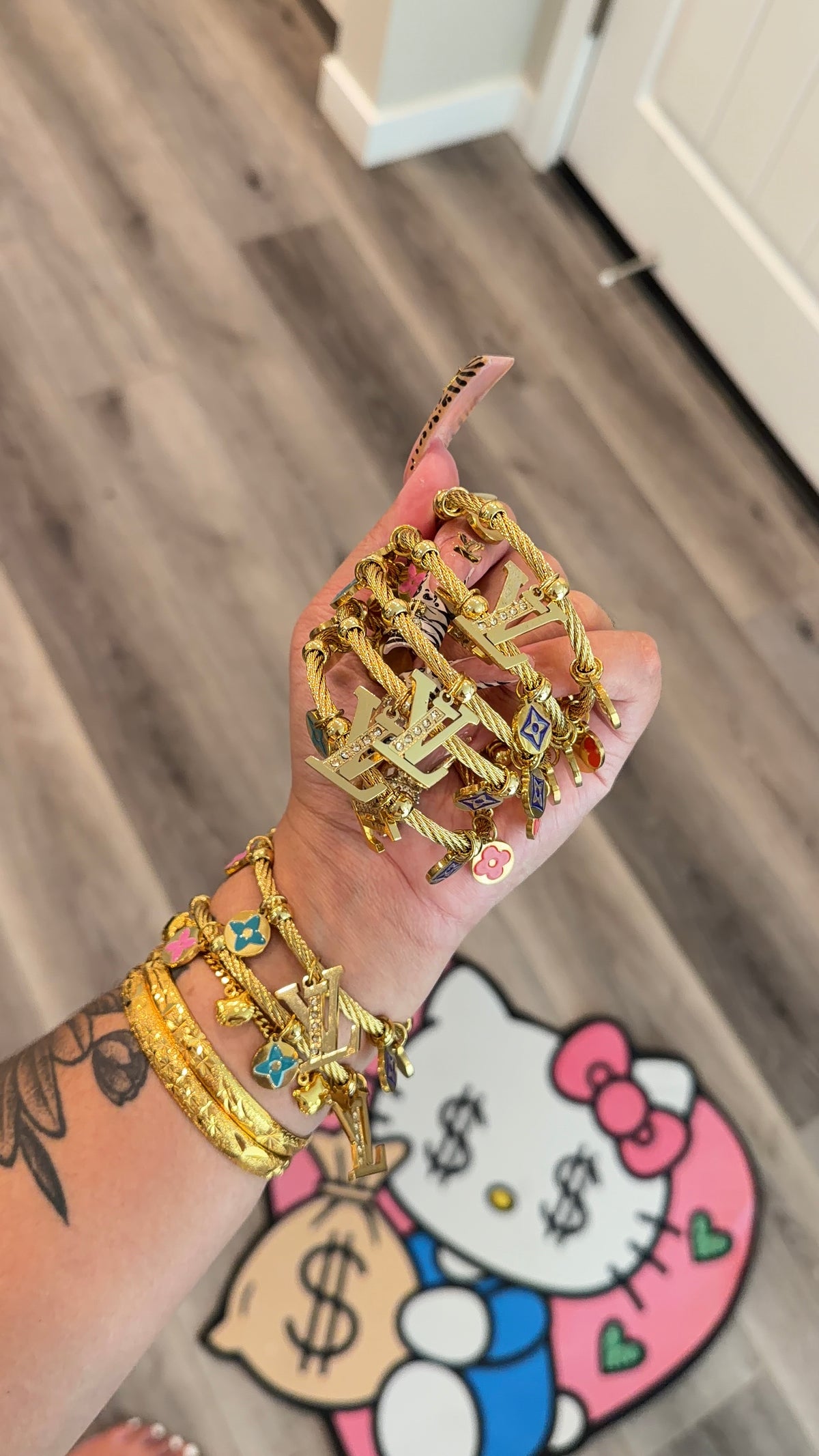 LV Charm bracelet