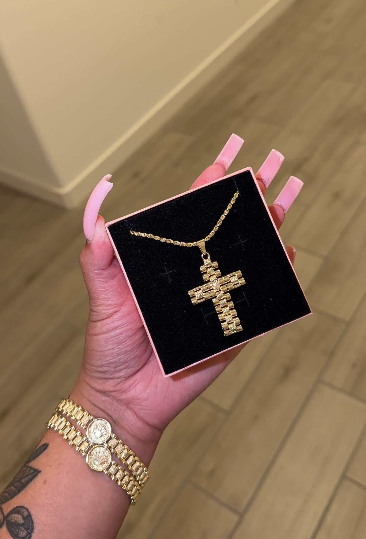 Rolex Cross-Crown Necklace