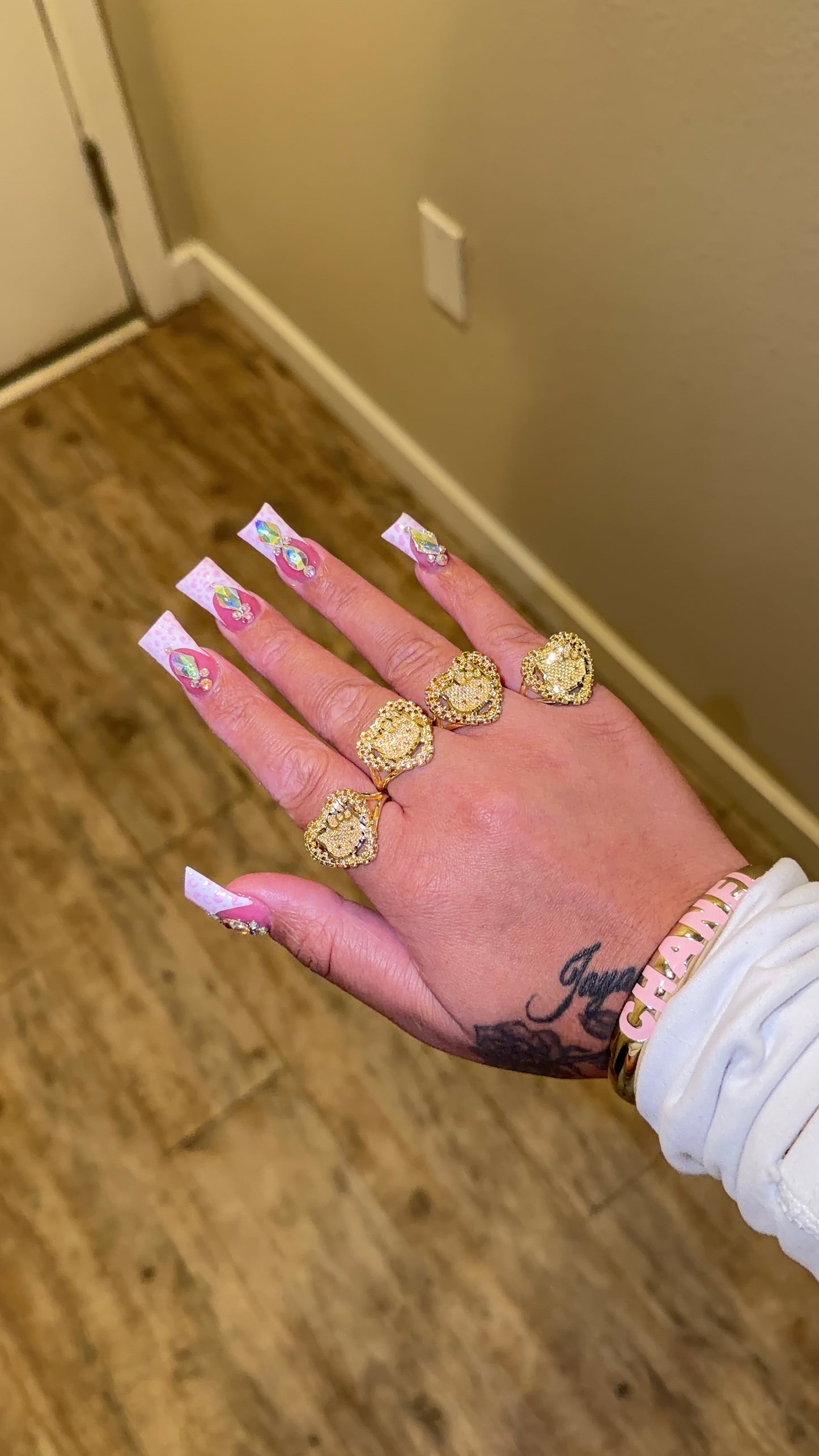 HK Face Rolex Hrt Ring