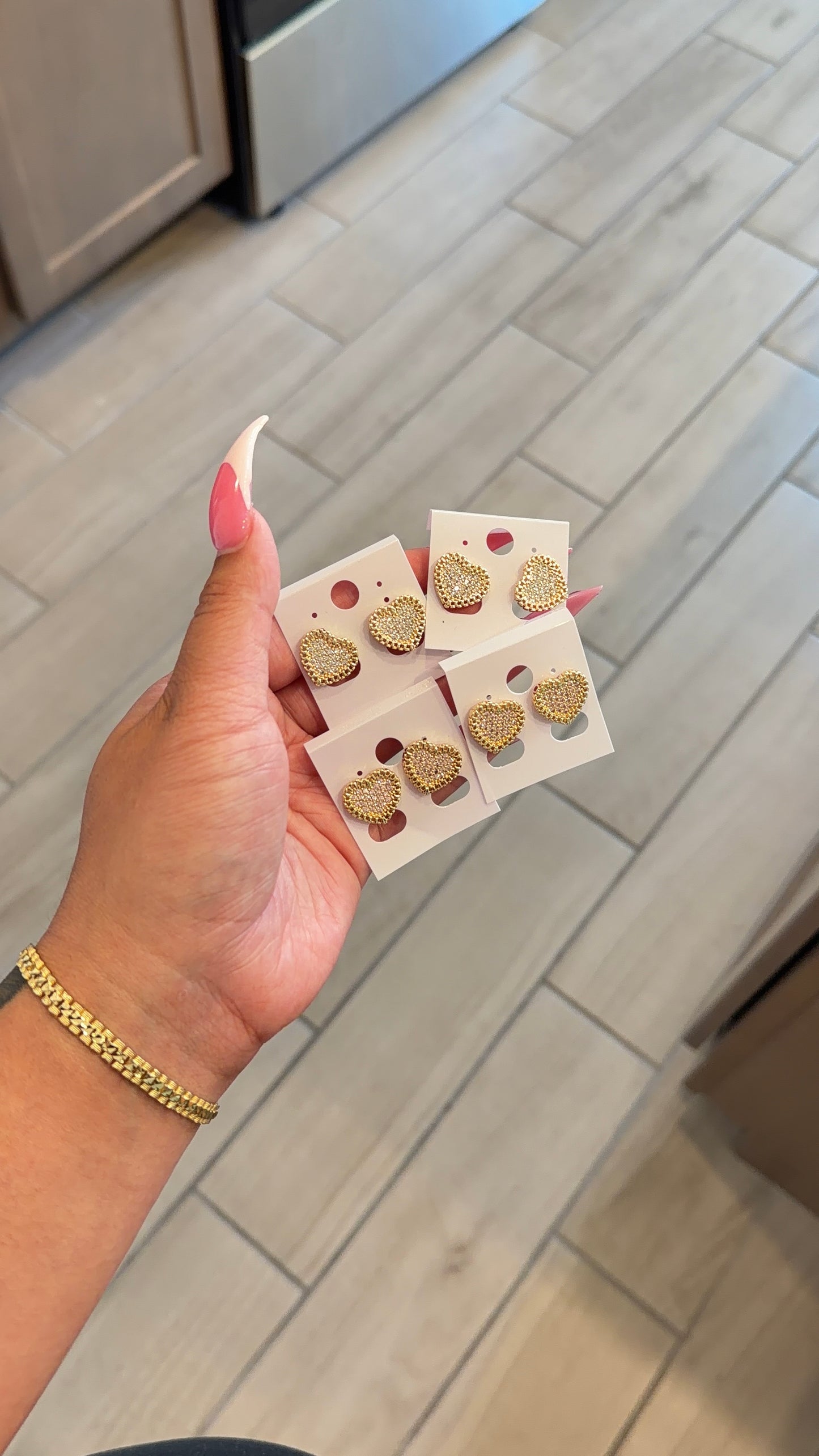 Heart Rolx Studs