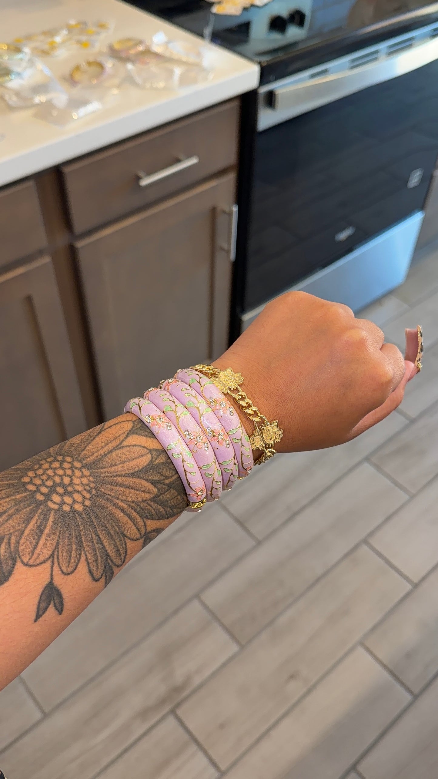 Flower Bangles
