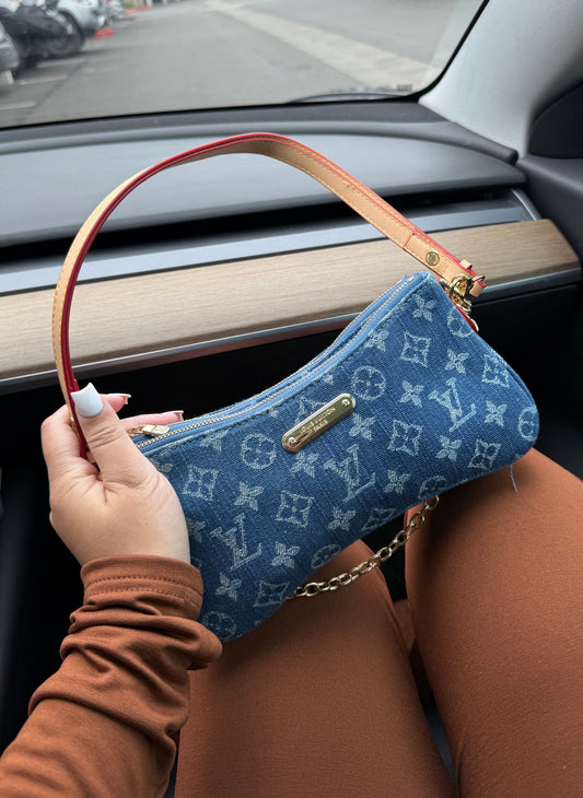 DENIM DESIGNER INSPIRED PURSE