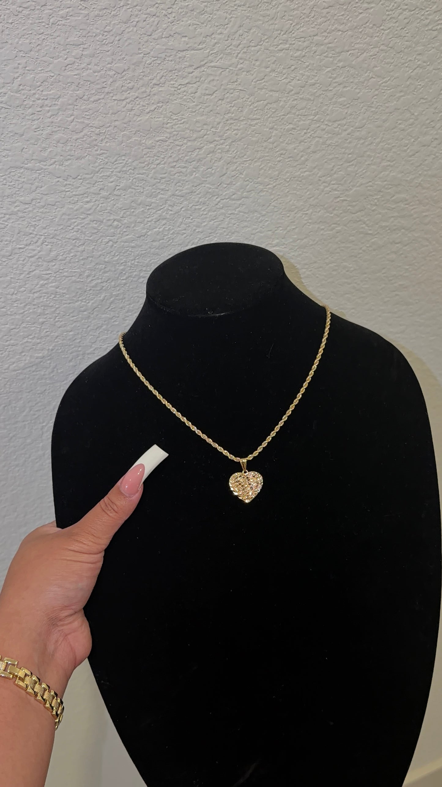 New nugget hrt necklace