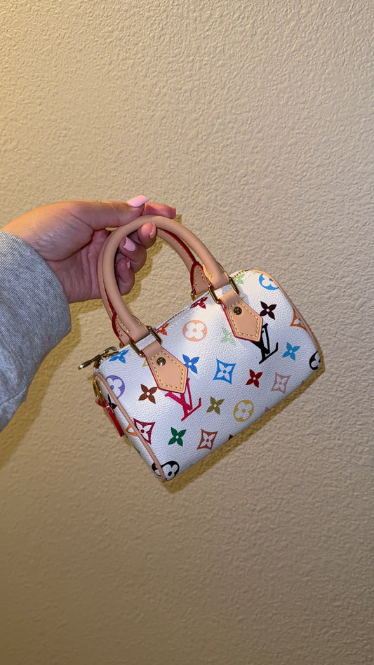 COLORFUL DESIGNER INSPIRED PURSE