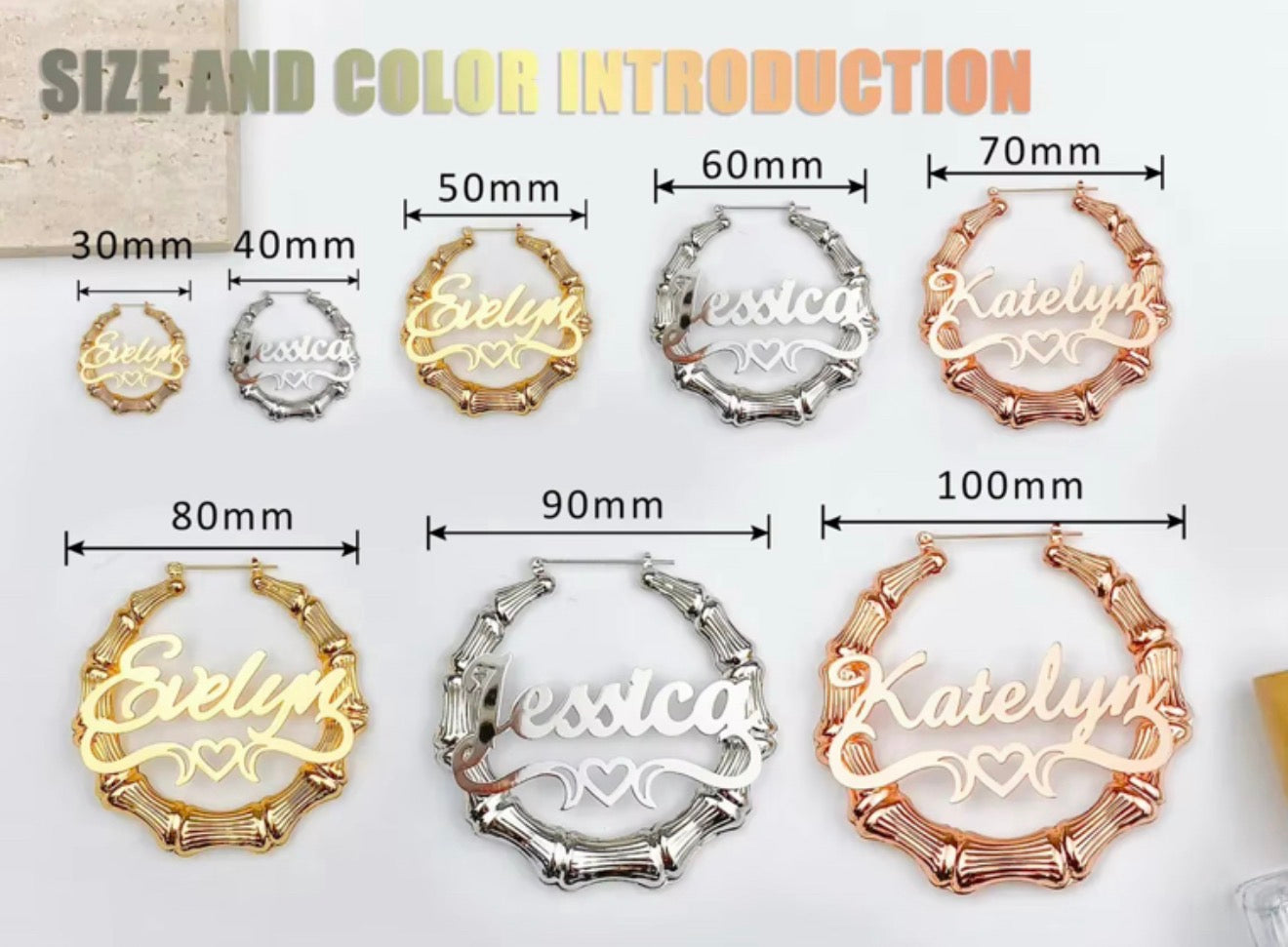 Custom Bamboo Hoops