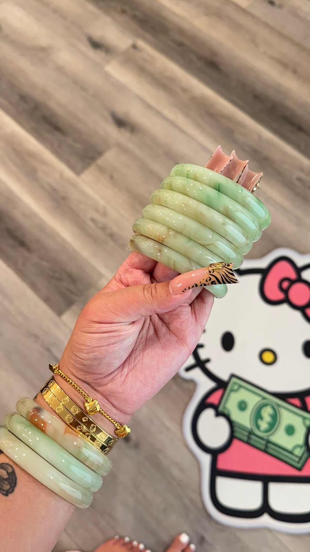 Jade bangle