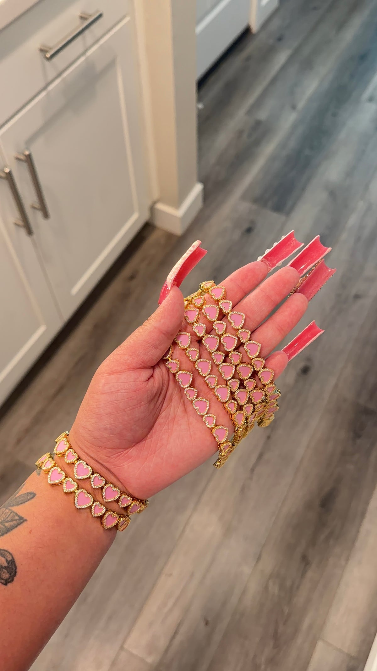 Pink lover hrt bracelet