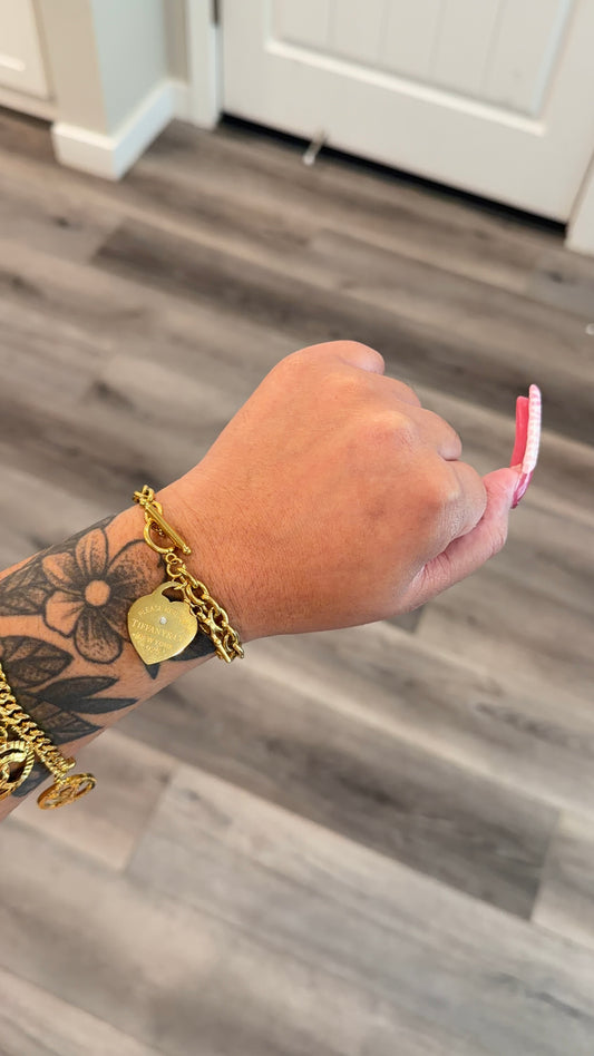 Tiff Co. Charm Bracelet