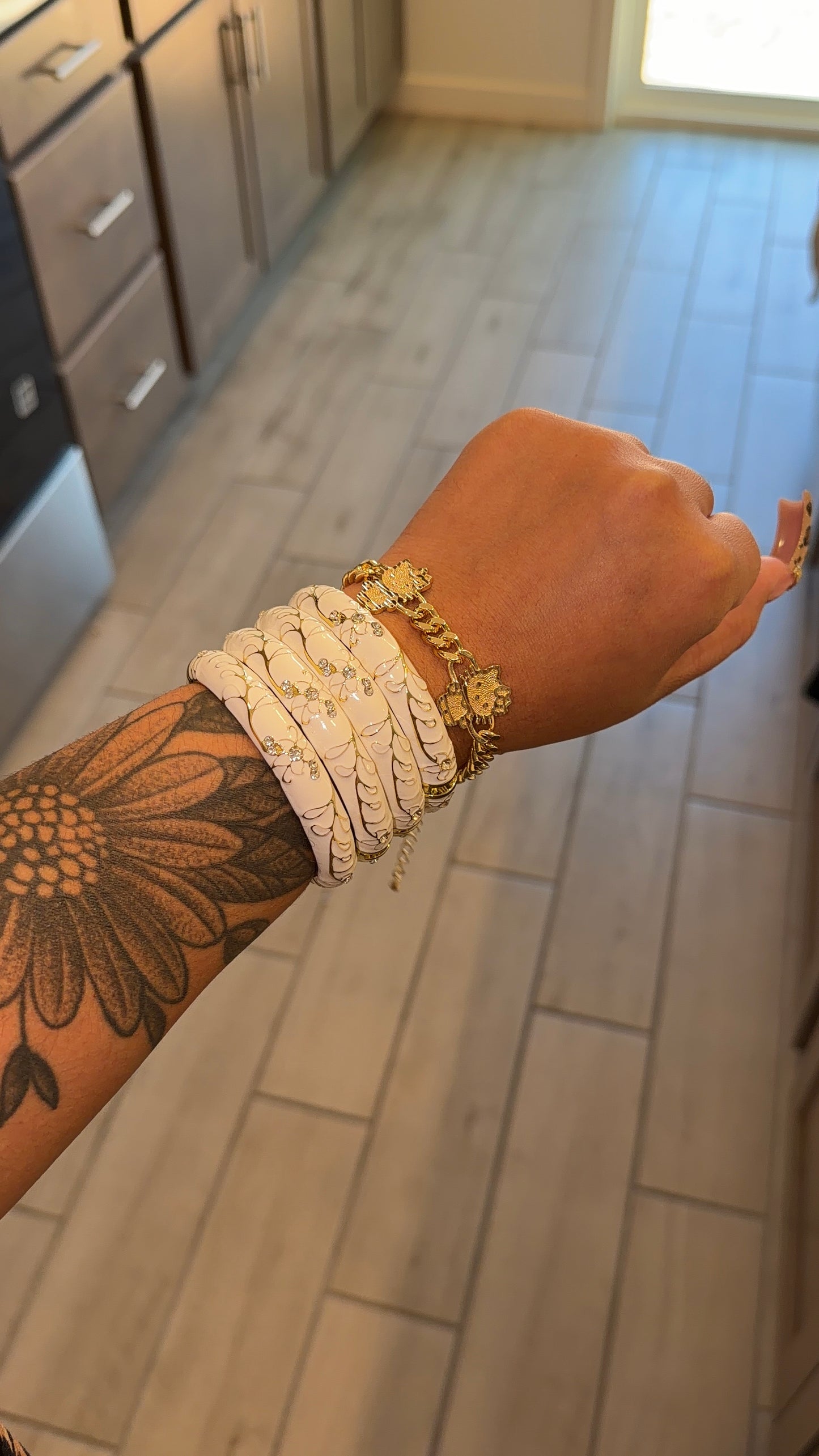 Flower Bangles
