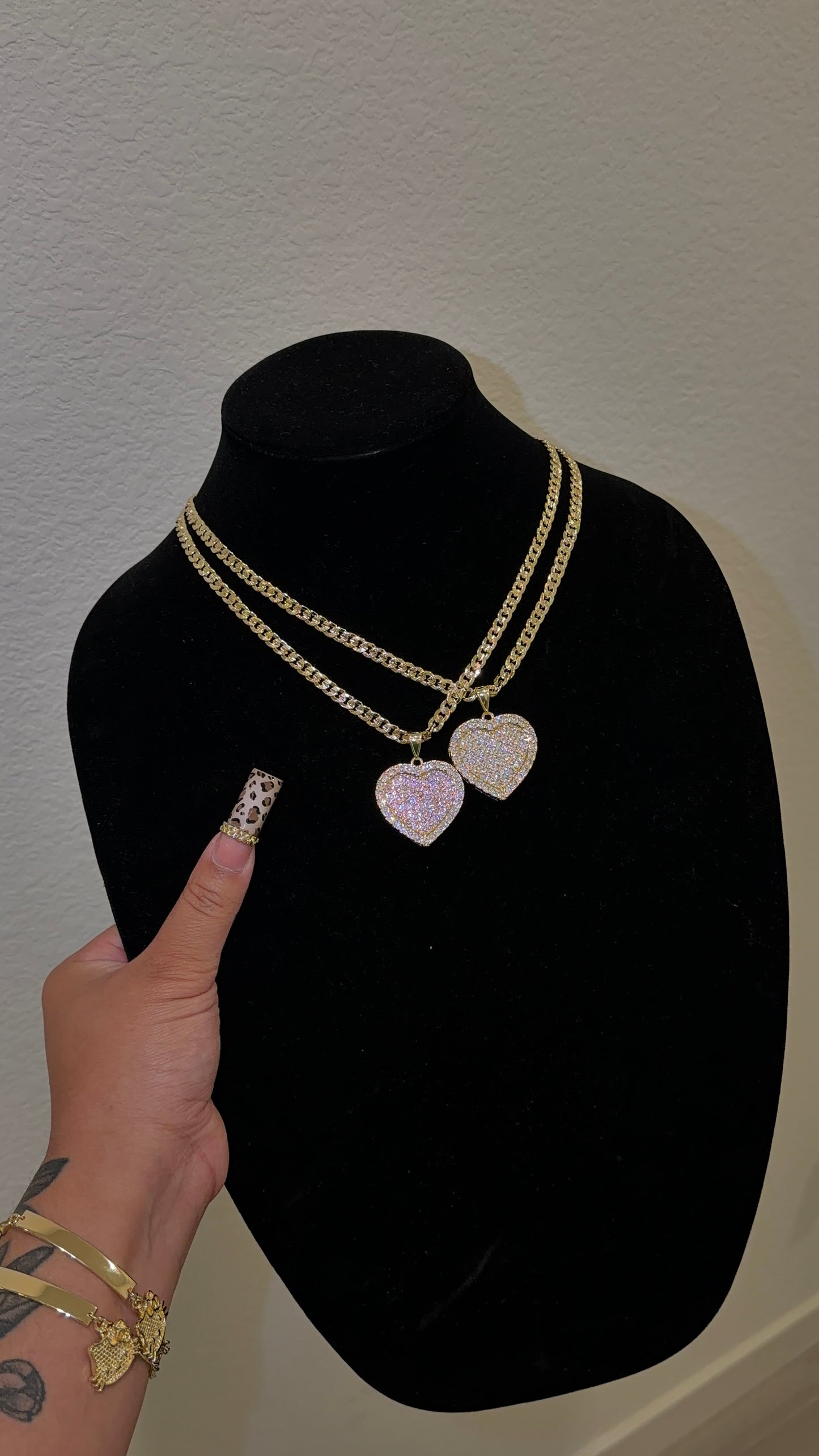Jumbo ice’d out HRT necklace