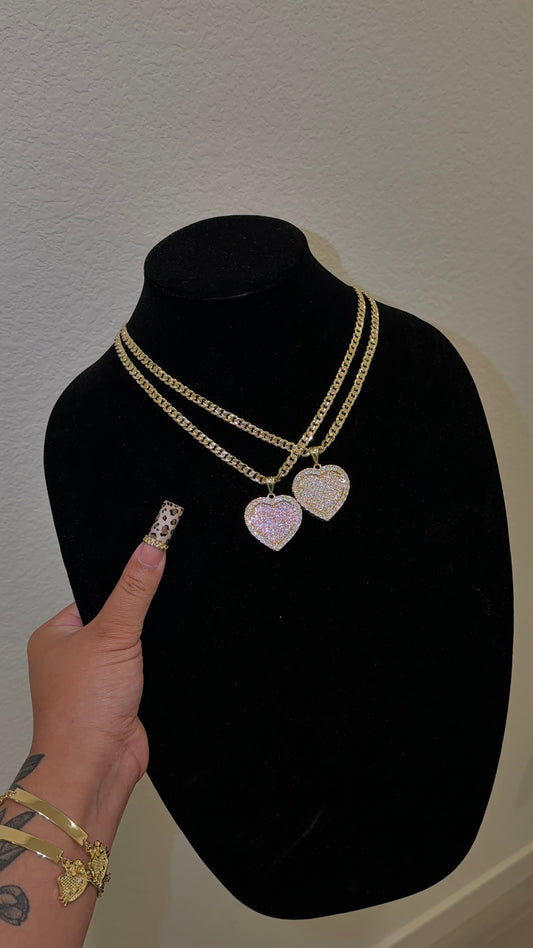 Jumbo ice’d out HRT necklace