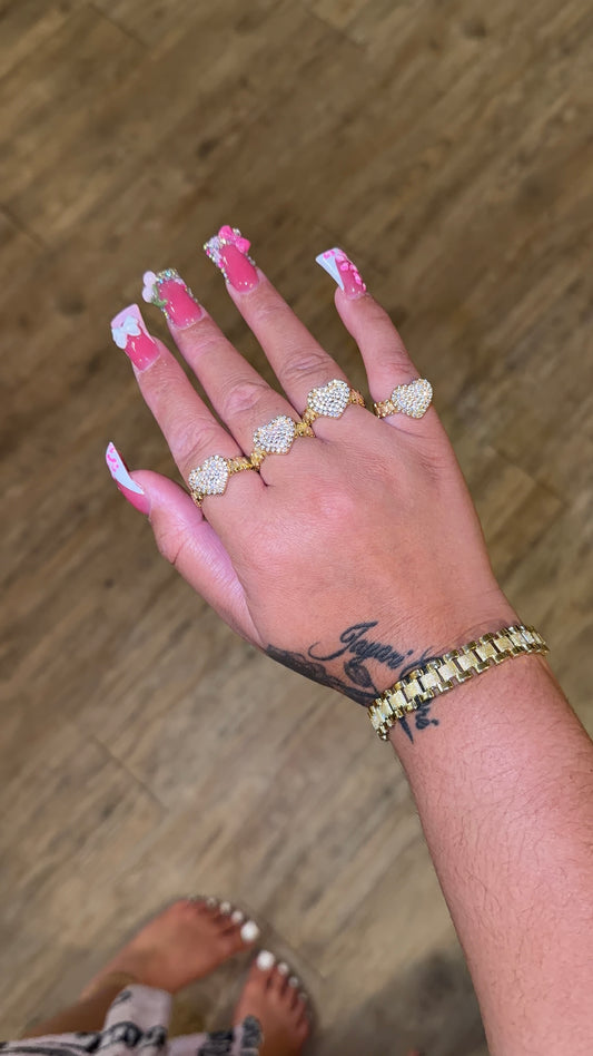 WHITE ROLEX HRT RING