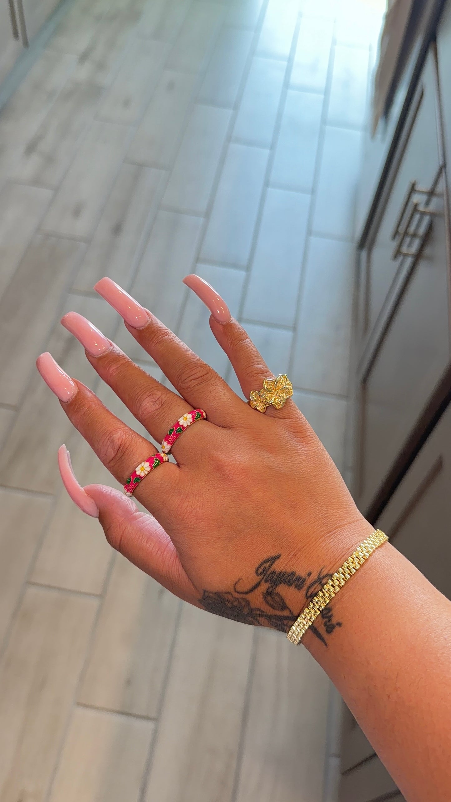 Blossom Flower Ring (adjustable)