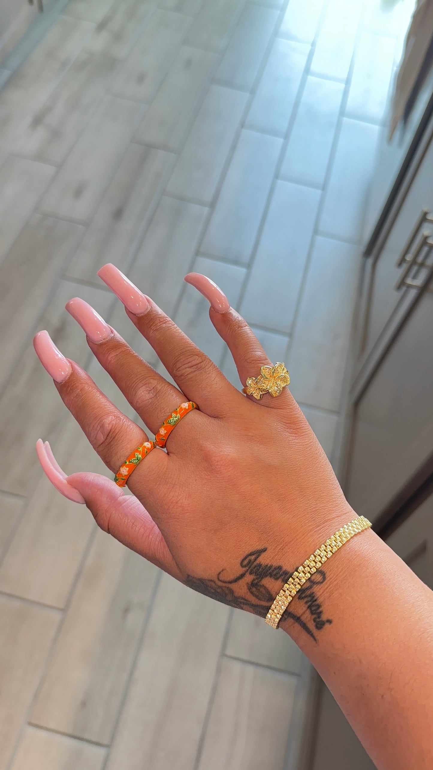 Blossom Flower Ring (adjustable)