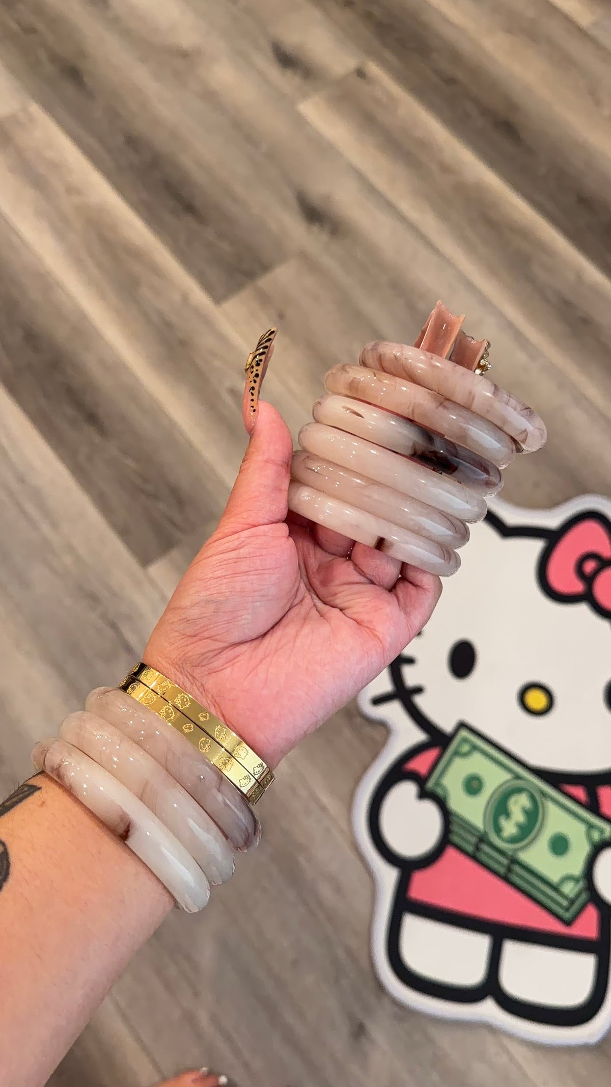 Jade bangle