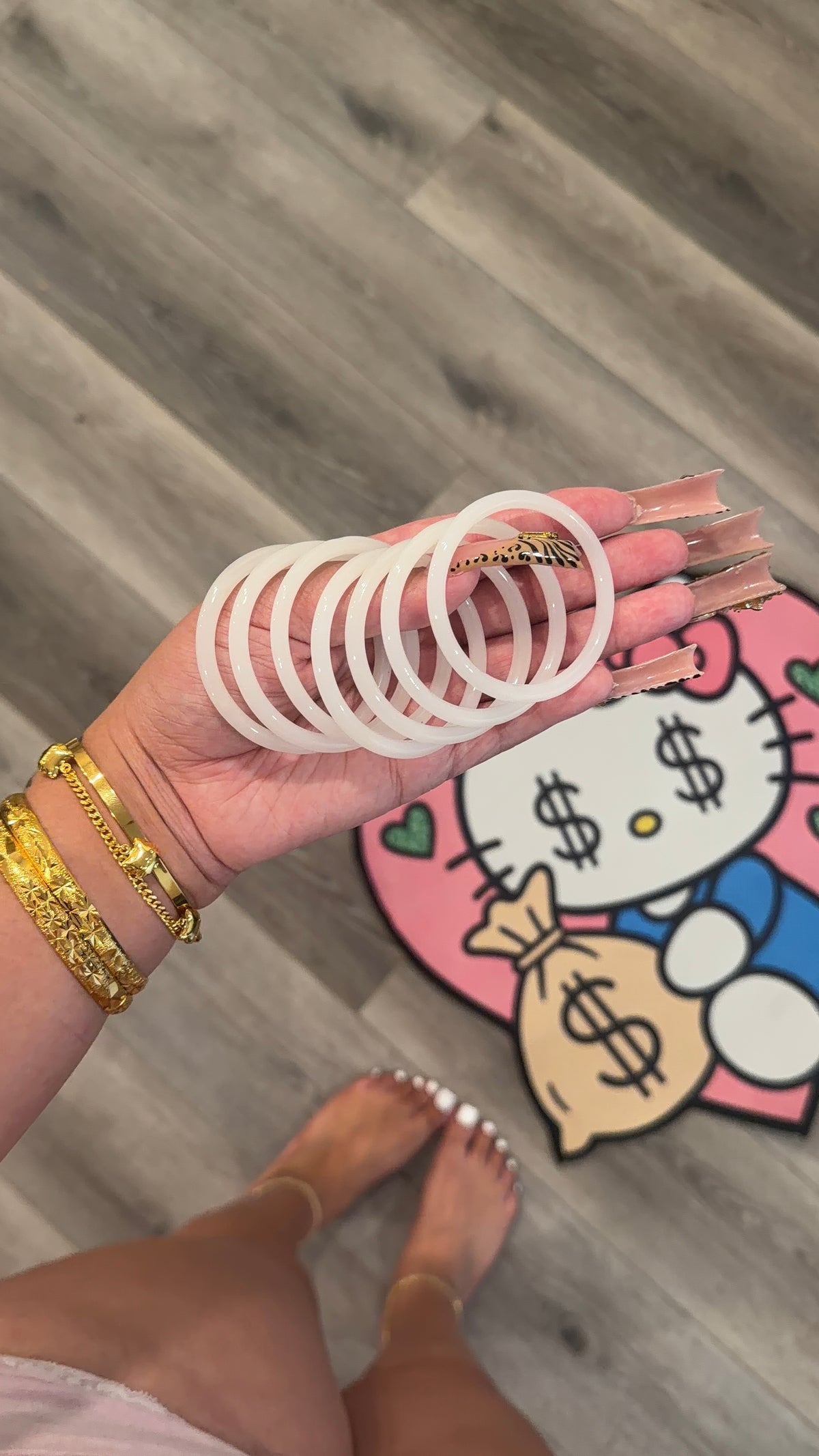 Baby jade bangle