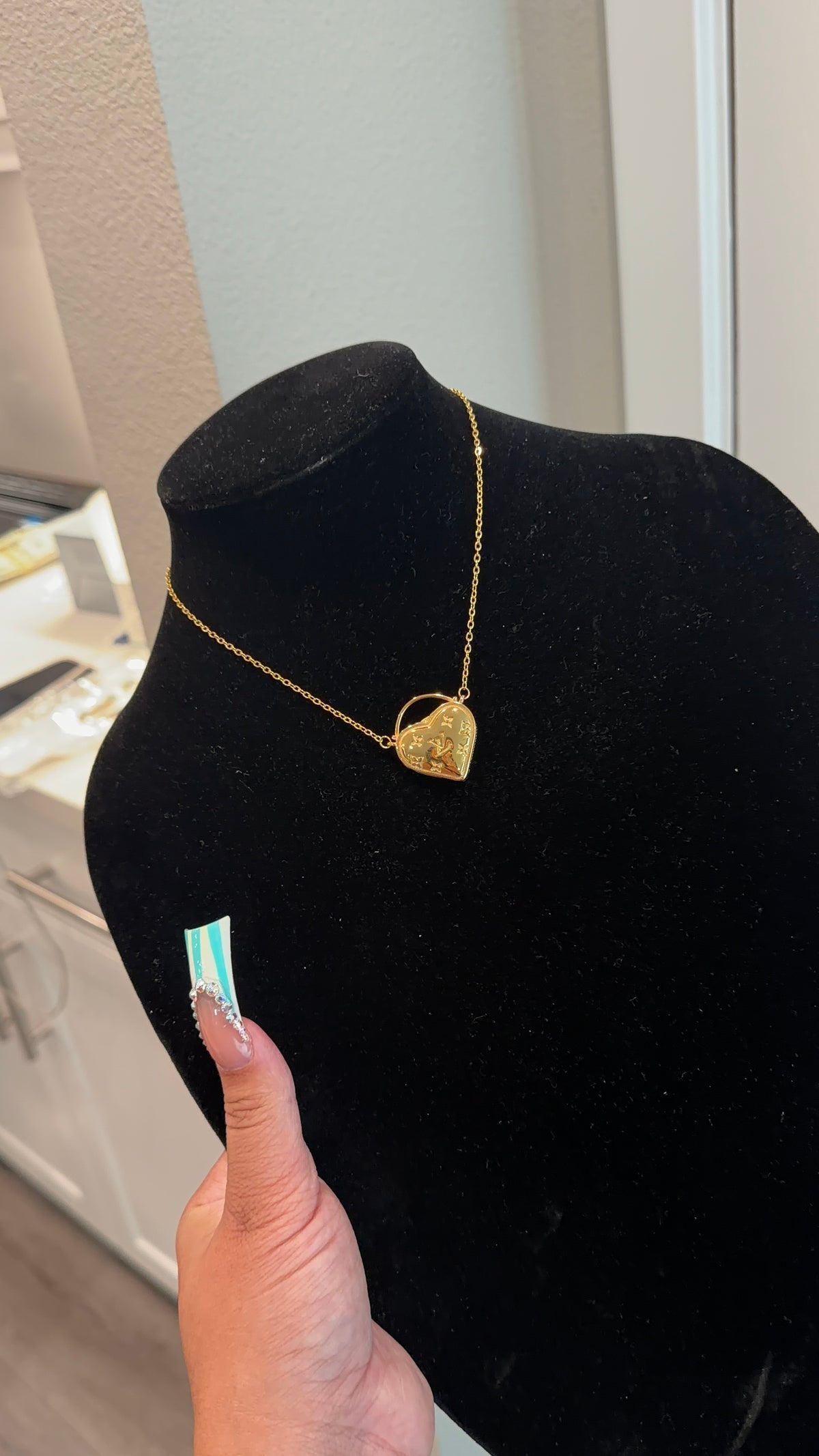 LV Lock necklace