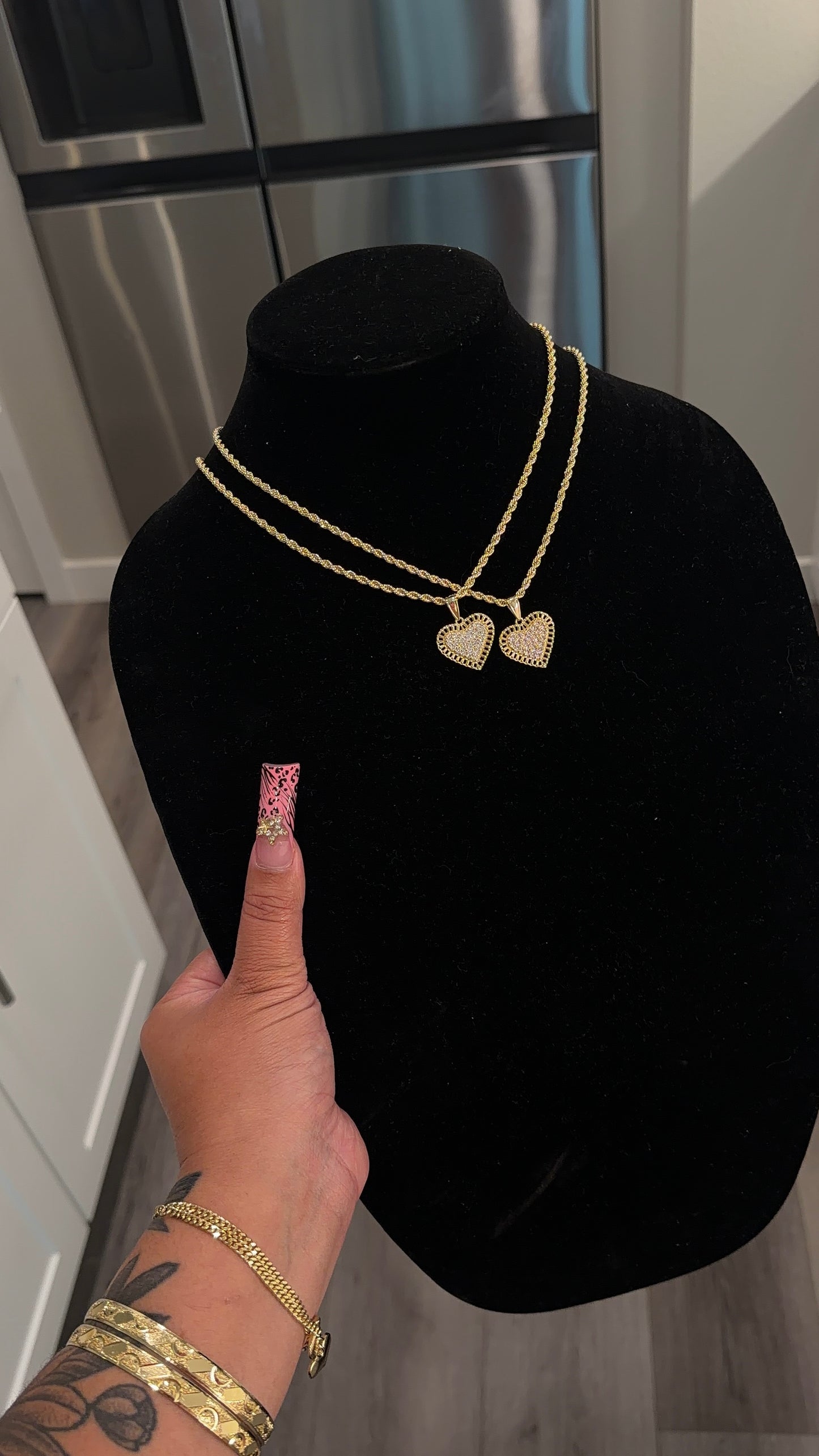 Outlined Rolex HRT necklace