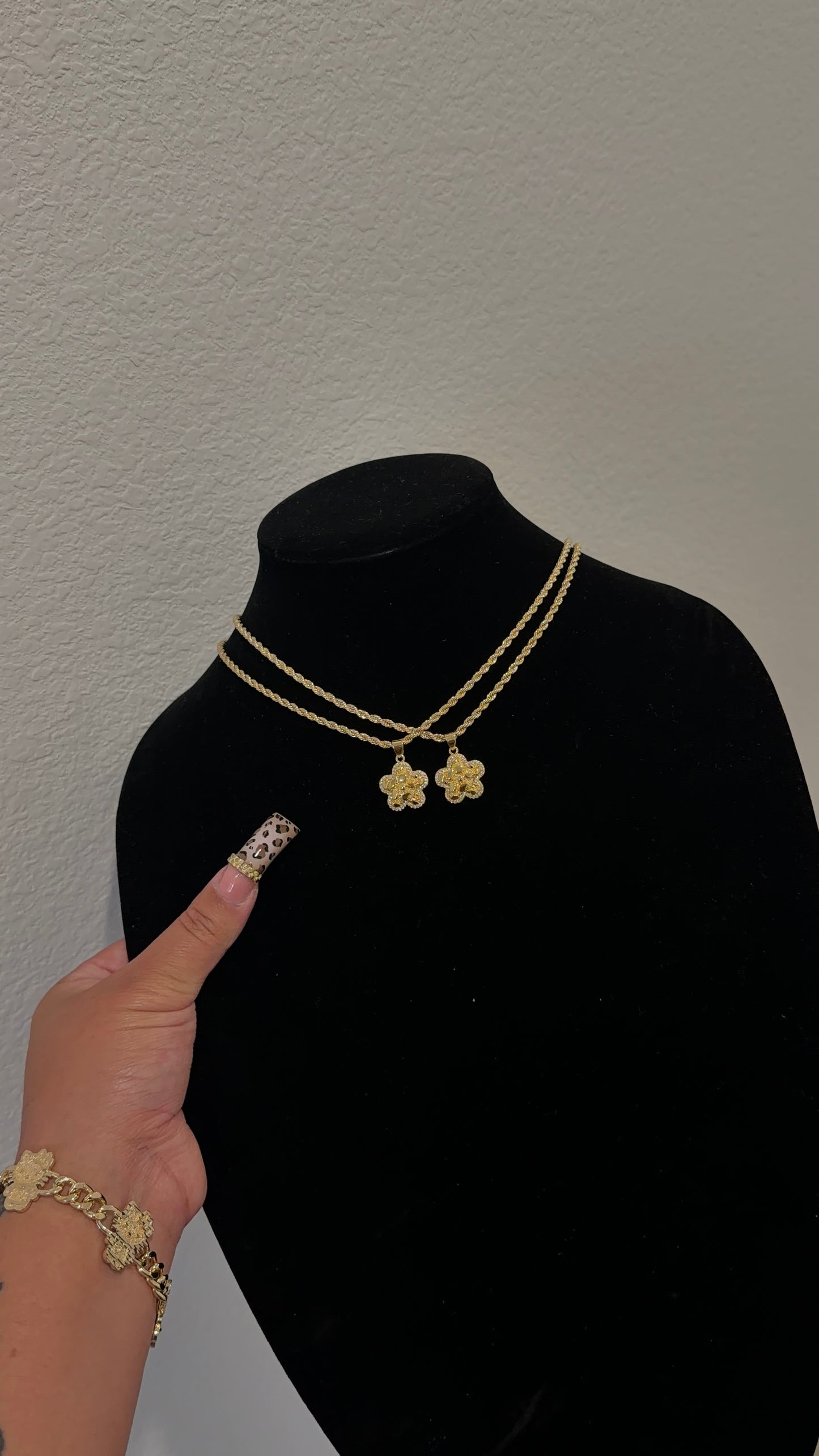 Nugget Flower Necklace