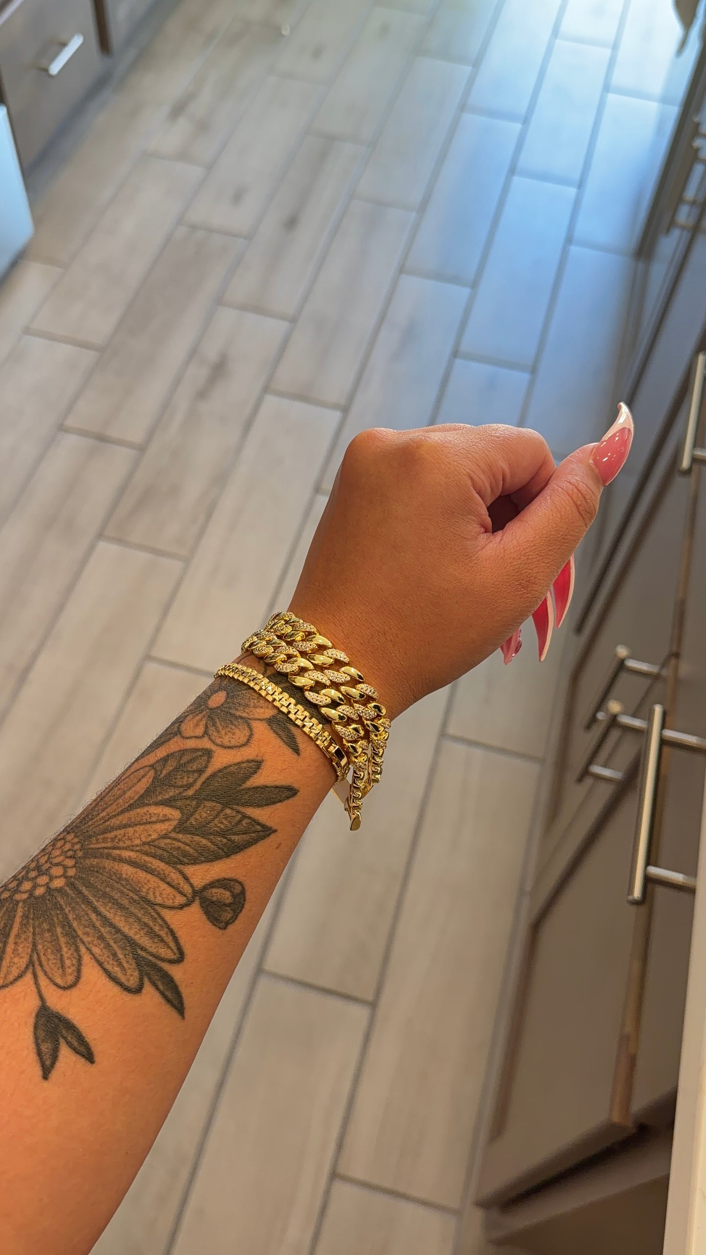 Bling Cuban bracelets