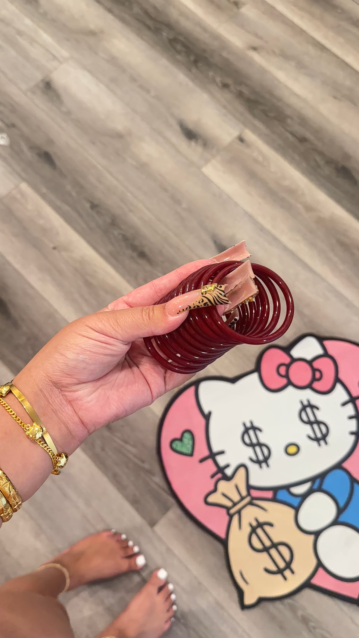 Baby jade bangle