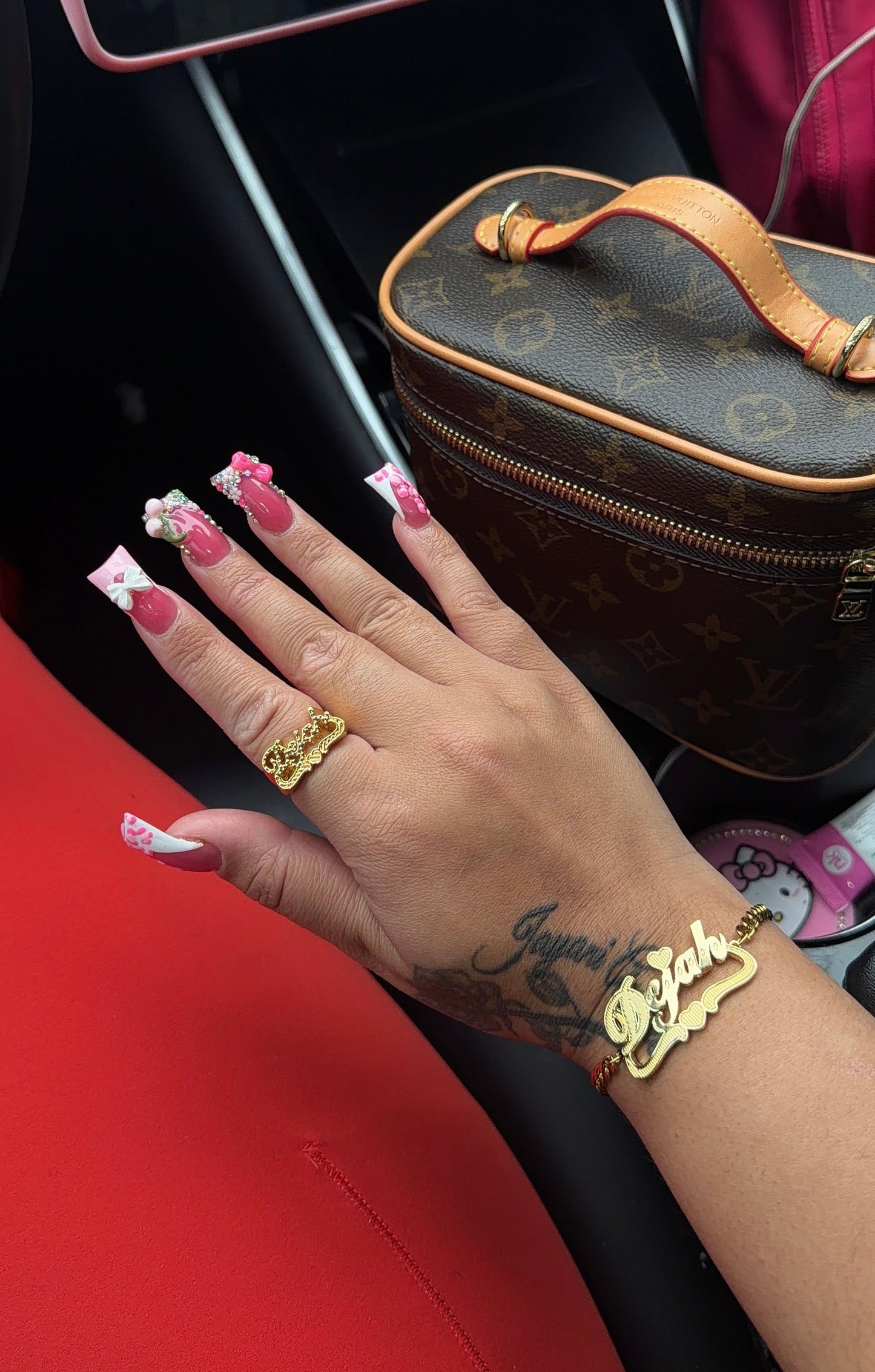 Custom Name Ring + Bracelet