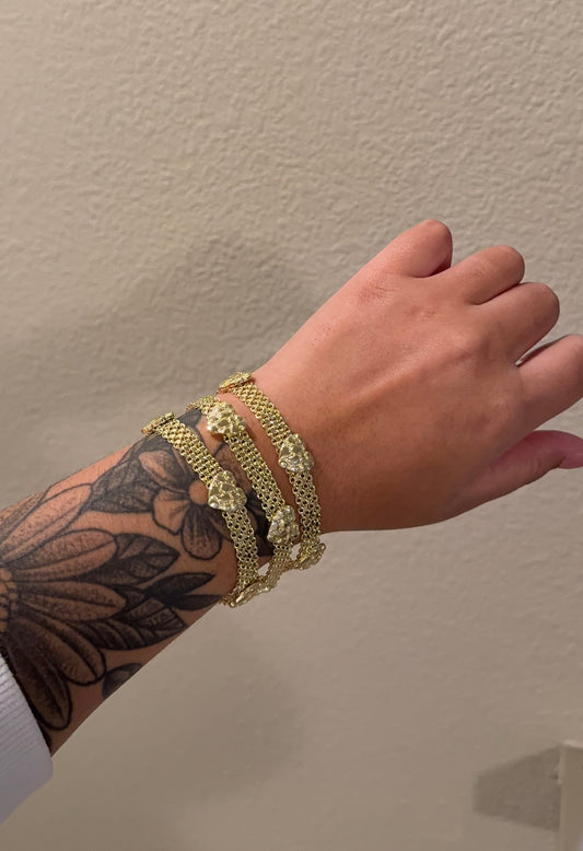 HEART NUGGET BRACELET
