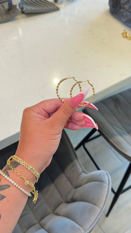 Mini Twist hoops