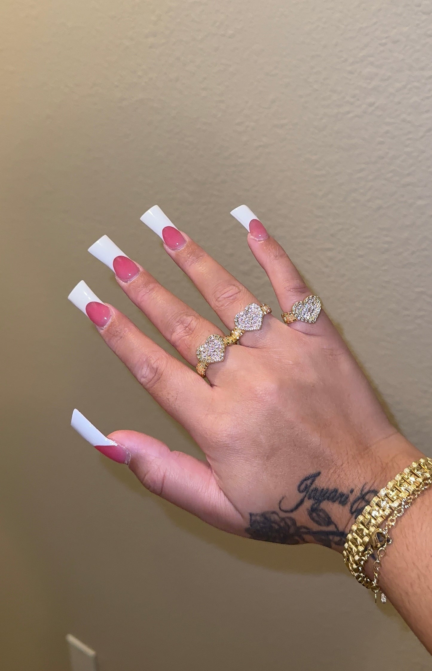 PINK ROLEX HRT RING