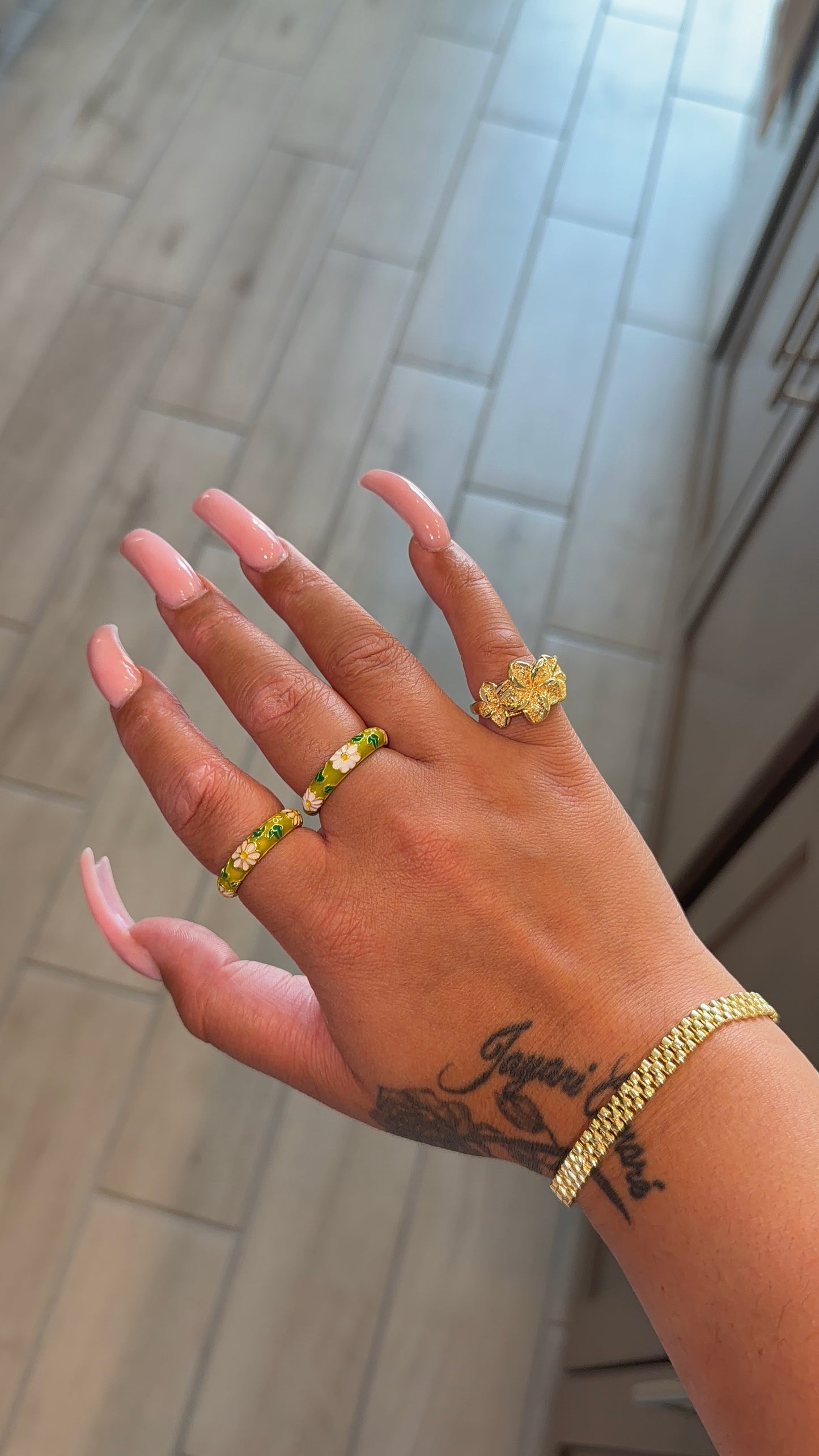 Blossom Flower Ring (adjustable)
