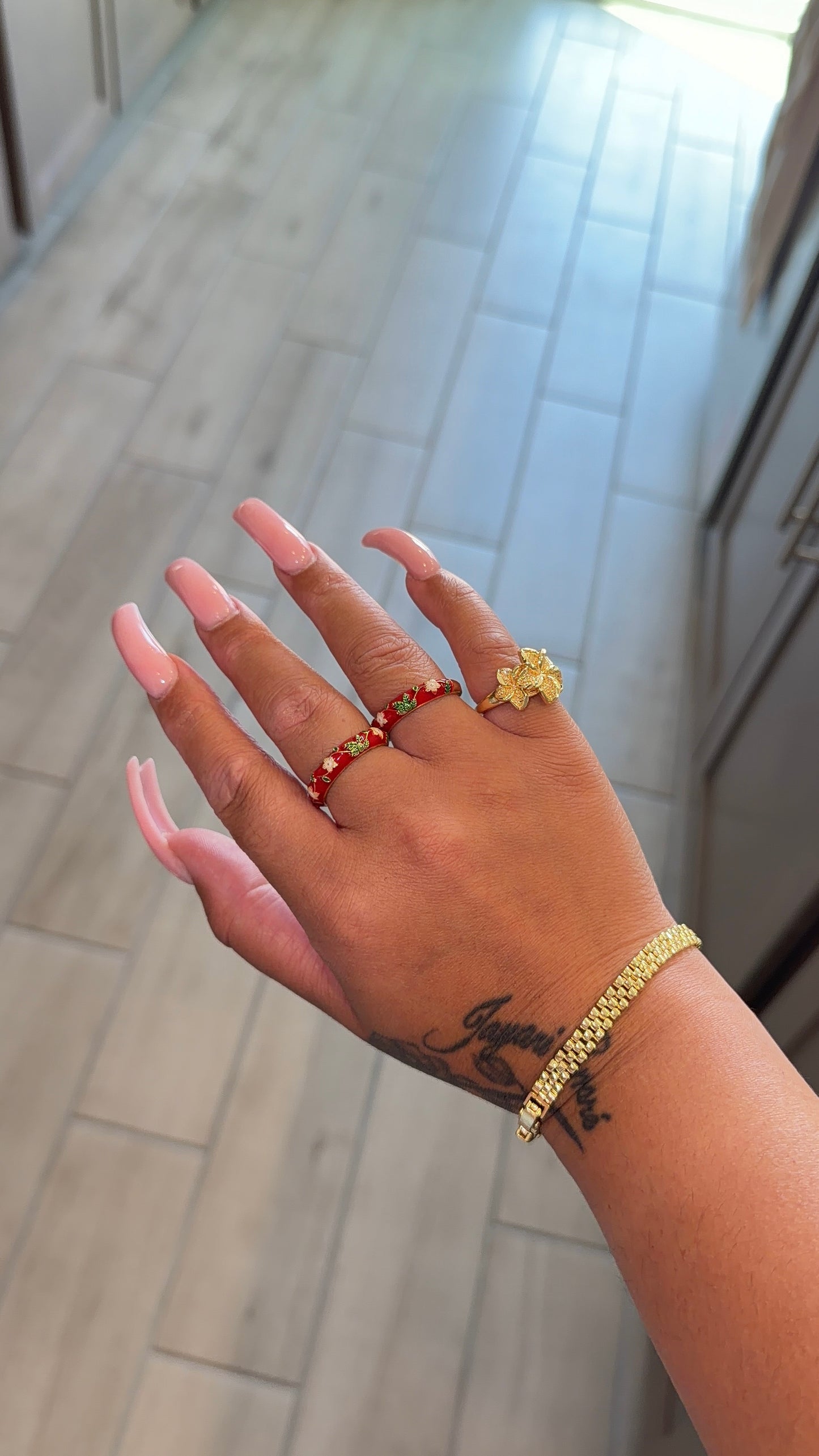 Blossom Flower Ring (adjustable)