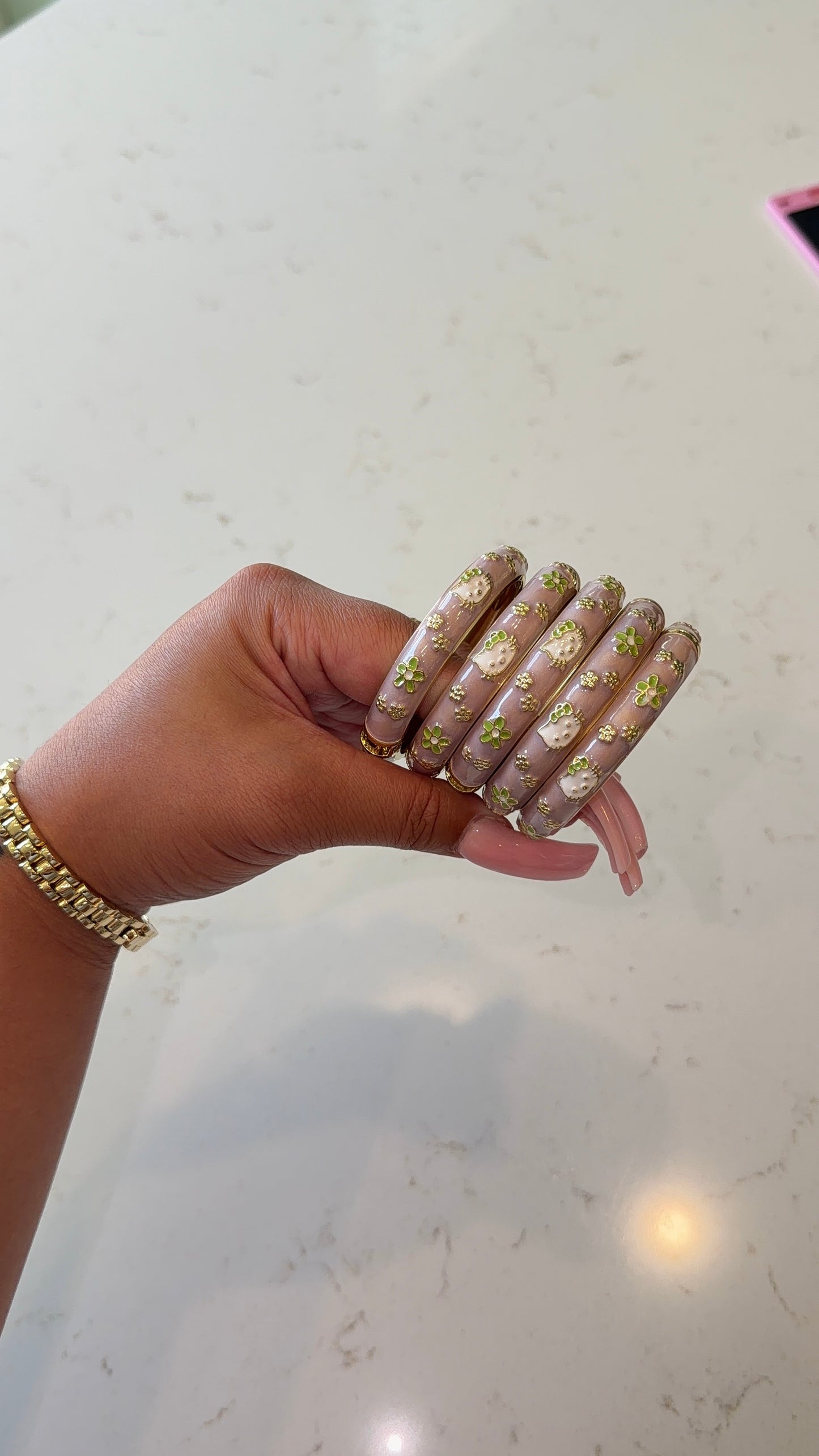 Kids HK flower bangle