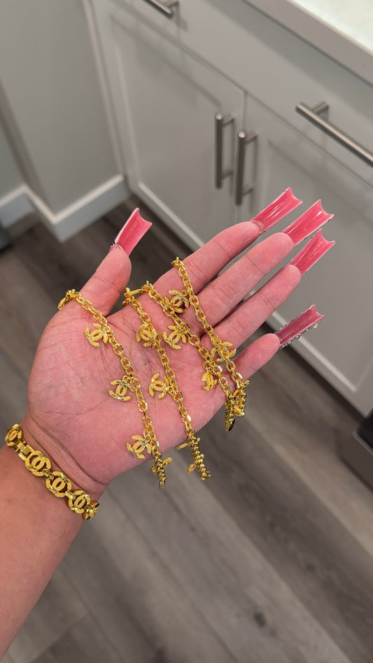 24 dangling CC bracelet