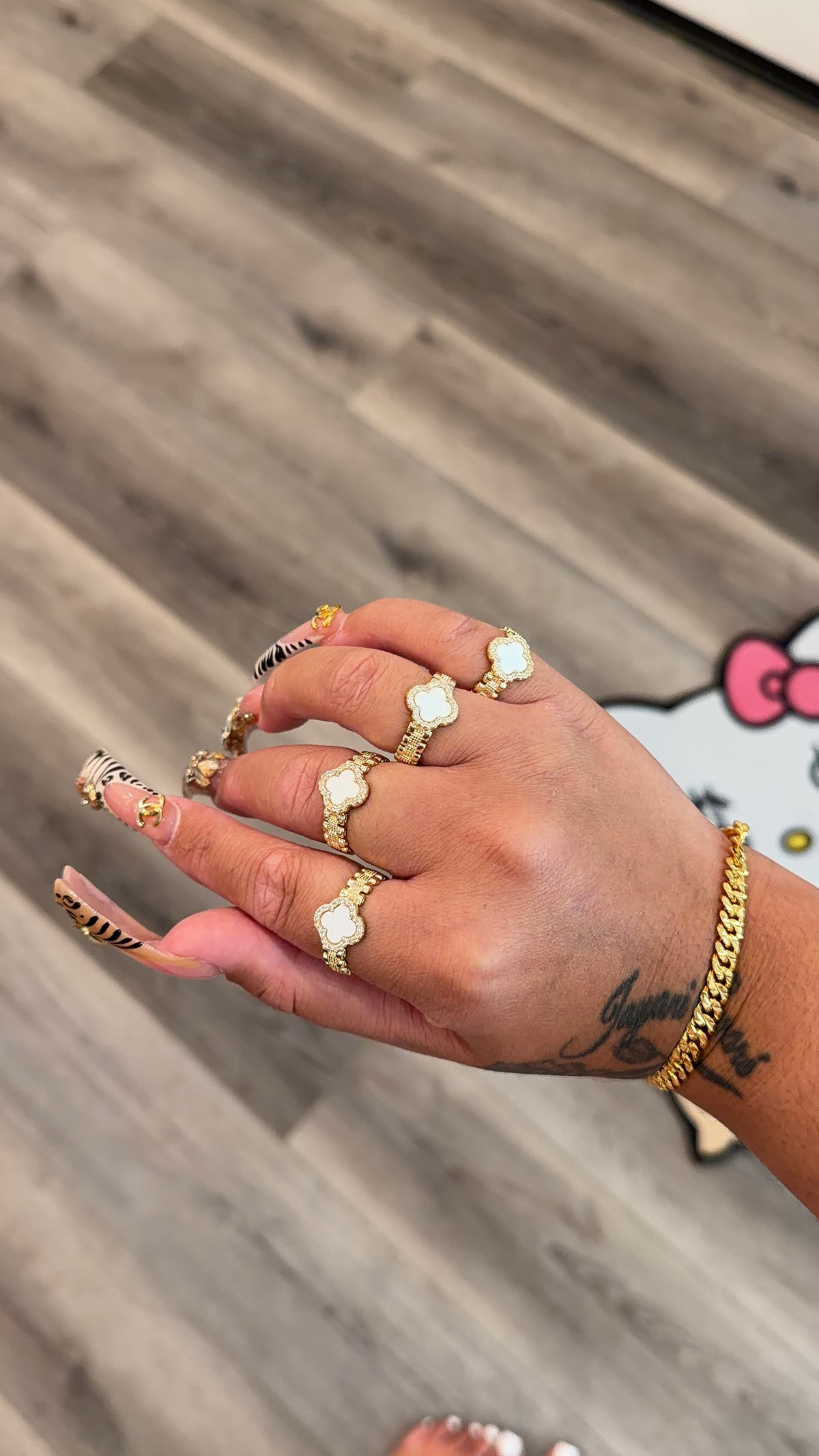 White VC ring