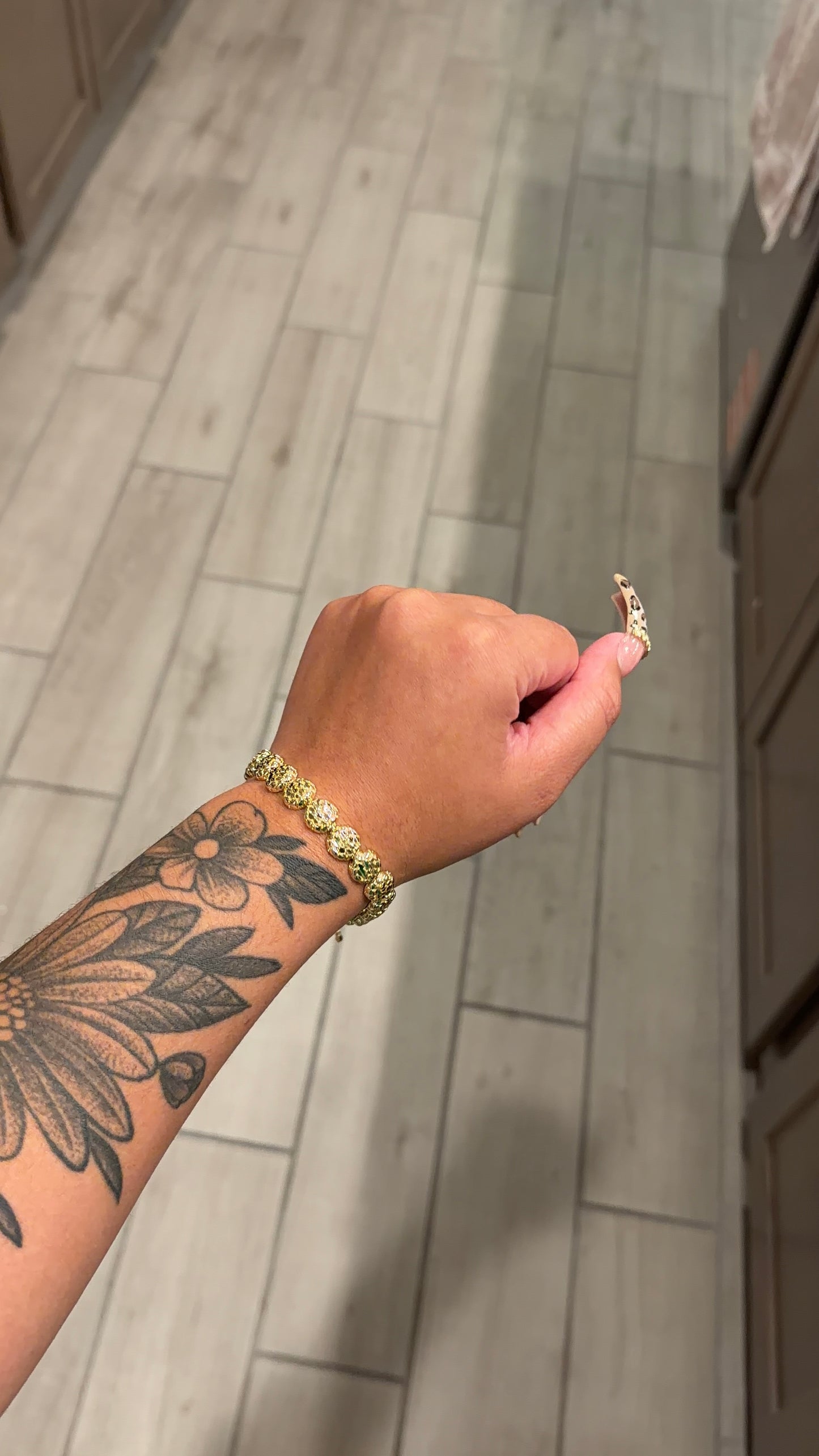 Circle nugget bracelet