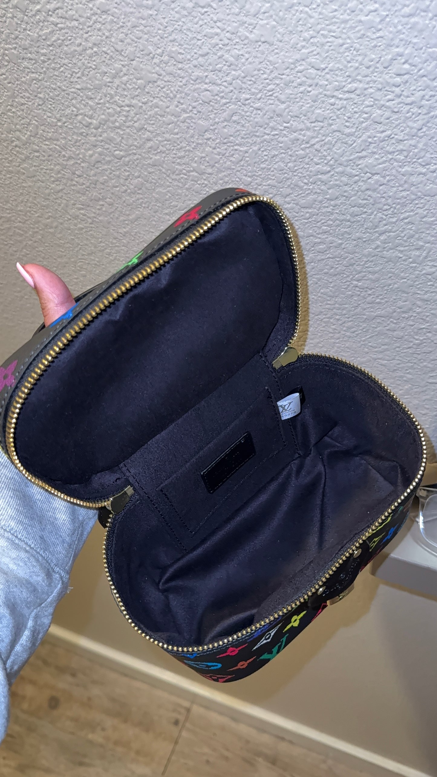 BLACK COLORFUL DESIGNER INSPIRED BAG