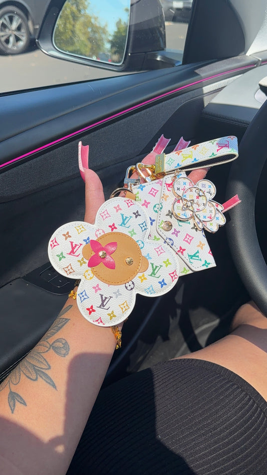 LV on-the-go keychains