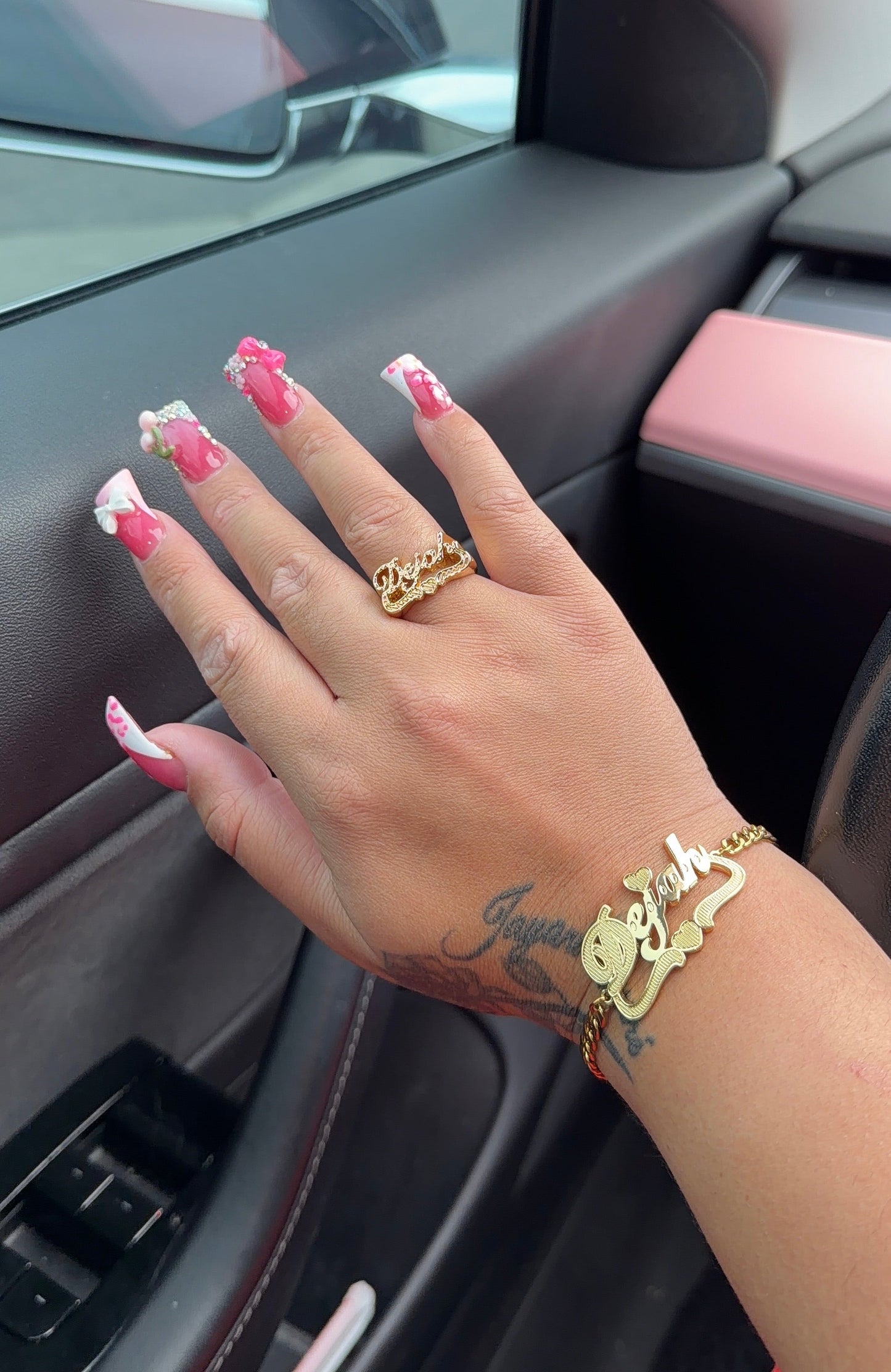 Custom Name Ring + Bracelet
