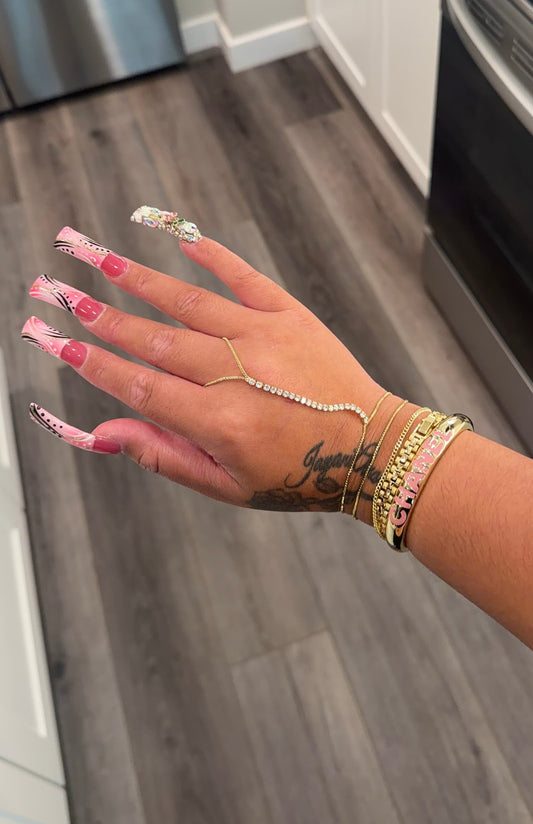 Tennis hand chain
