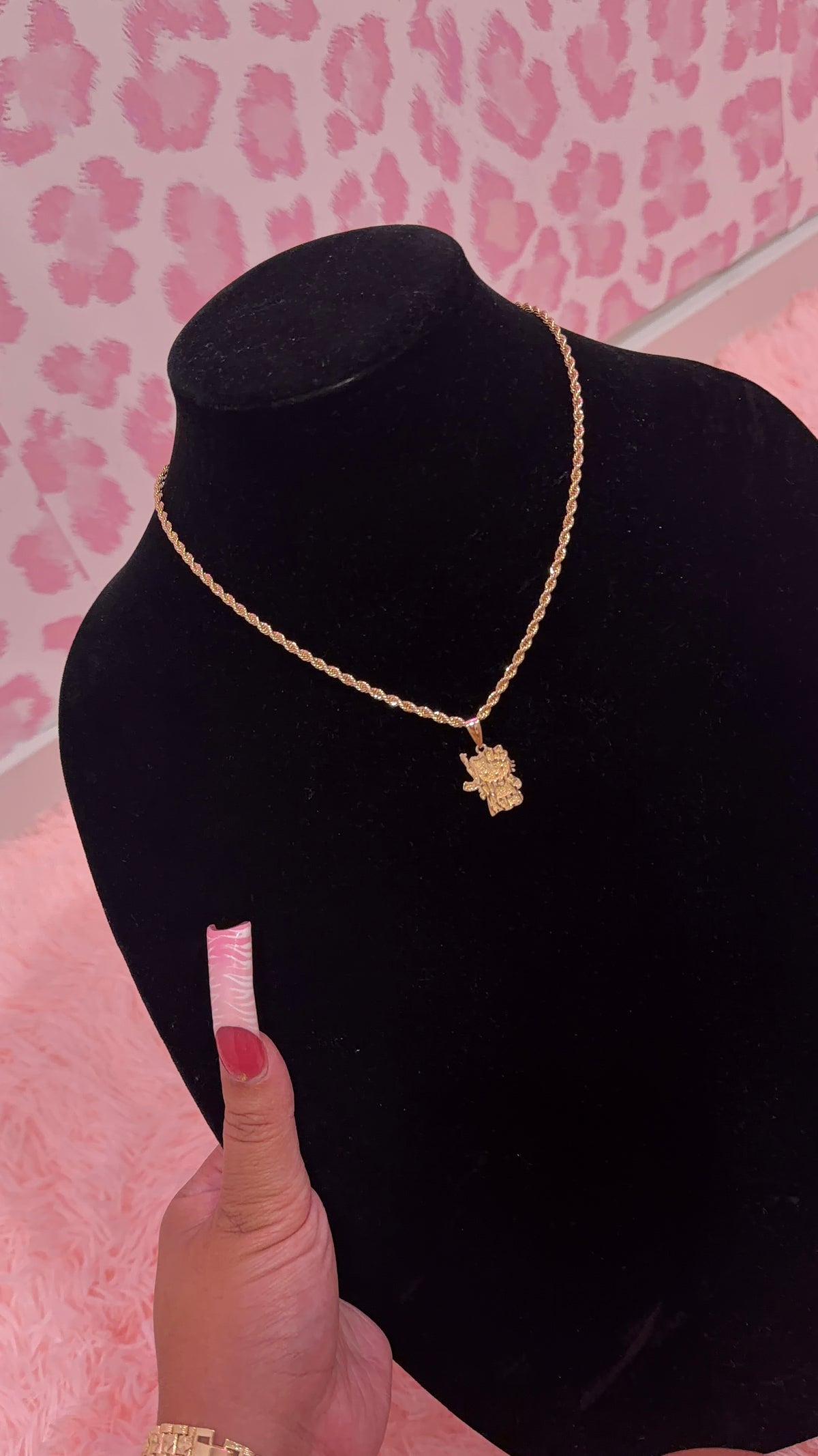 Mini AK HK necklace