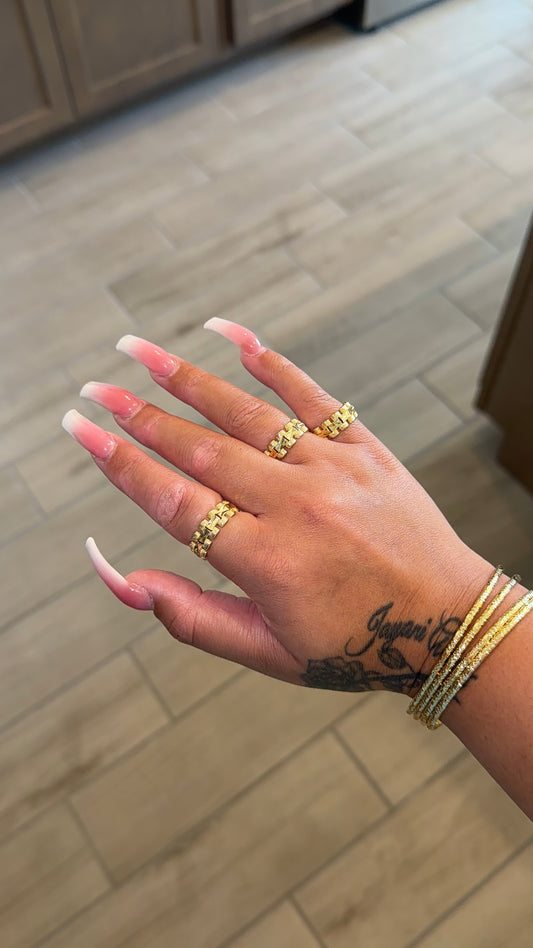 Designed Band Ring