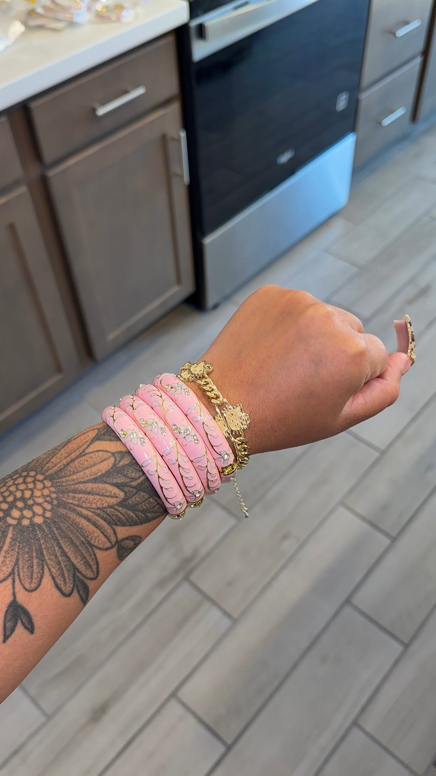 Flower Bangles