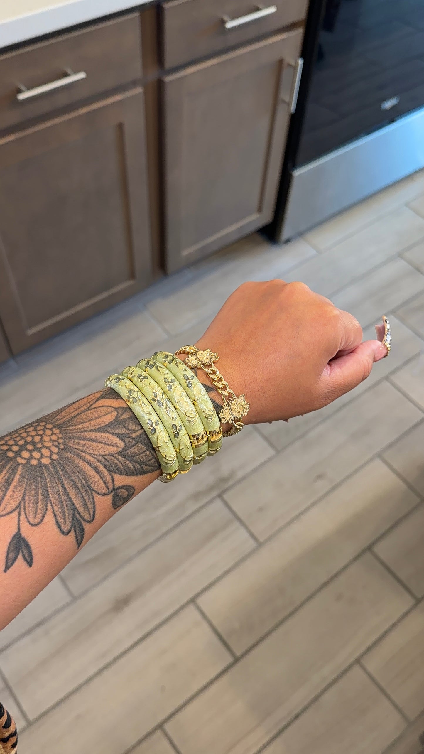 Flower Bangles