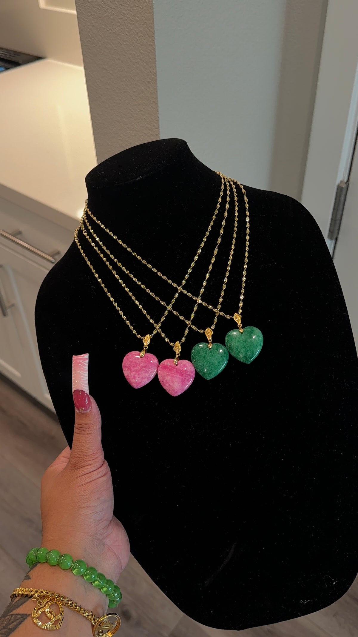 Jade Heart Necklace