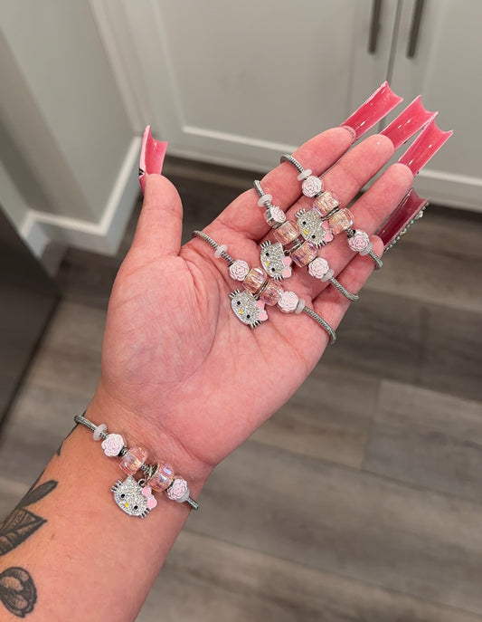 Silver HK charm bracelet